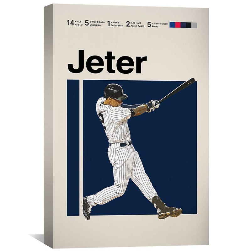 Jeter Stats Canvas