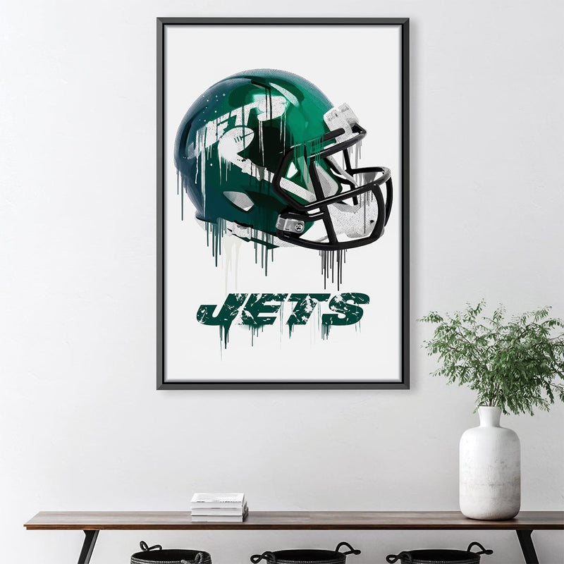 Jets Helmet Canvas