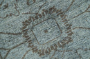Jewel Custom Made Hand Knotted Traditional Design Brown Wool Area Rug