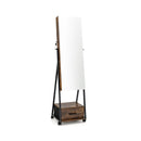 Jewelry Cabinet with Full-Length Mirror-Black by DirectDeals