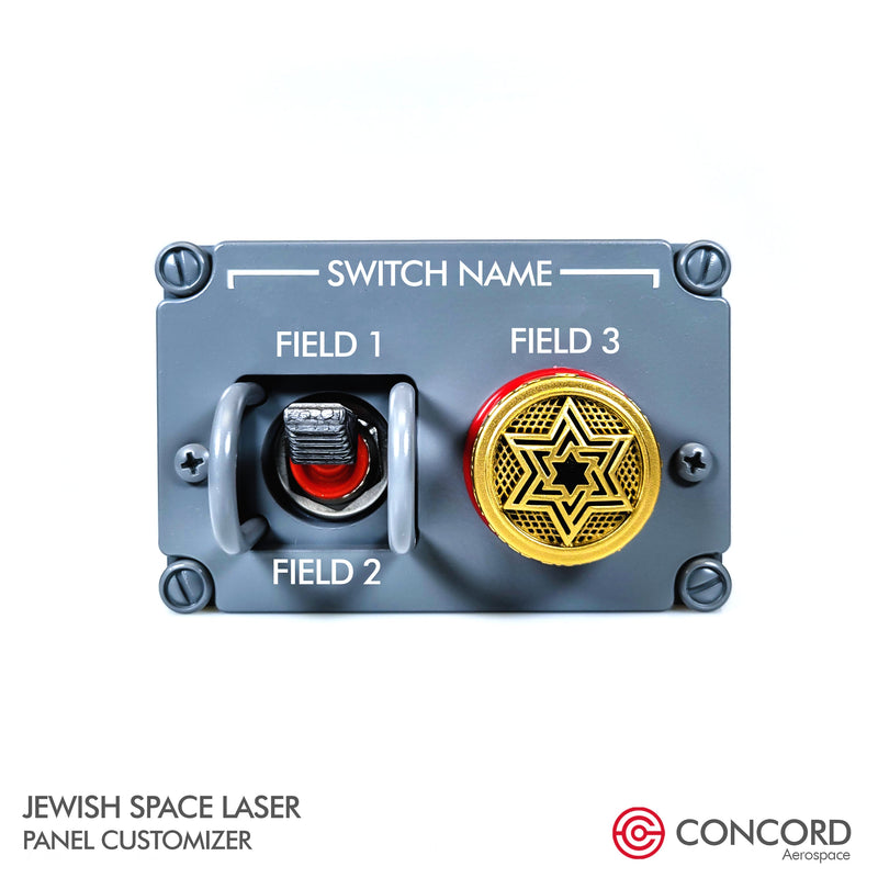 CUSTOMIZABLE JEWISH SPACE LASER ACTIVATION PANEL