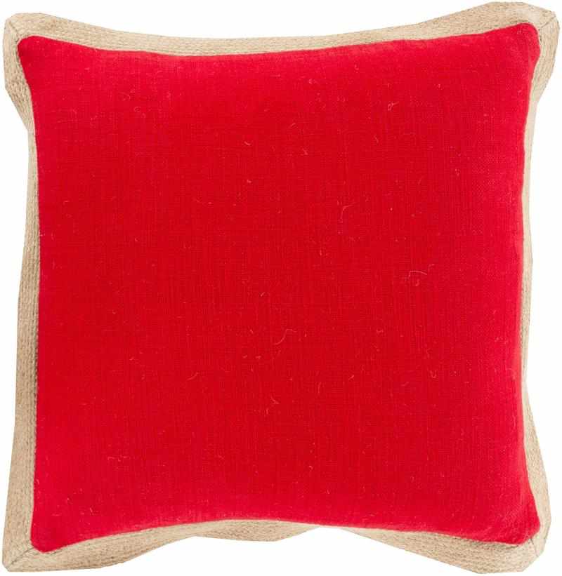 Kapelle Bright Red Pillow Cover