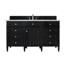 James Martin Brittany 60" Single Bathroom Vanity, Black Onyx