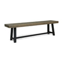 Acacia Outdoor Bench in Sandblast Finish