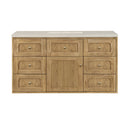 James Martin Laurent 48" Dual Mount Single Bathroom Vanity, Light Natural Oak