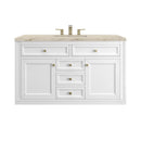 James Martin Chicago 48" Single Bathroom Vanity, Glossy White