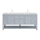 James Martin Breckenridge 72" Double Bathroom Vanity, Serenity Blue