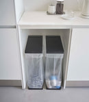 Lidded Garbage Bag Holder - Steel by Yamazaki Home