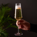 Raye Angled Crystal Champagne Flutes Set of 2