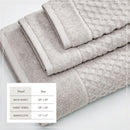 Cotton Diamond Waffle Weave Bath Towel Set - Grayson Collection by Great Bay Home