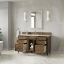 James Martin Brittany 60" Single Bathroom Vanity, Pecan