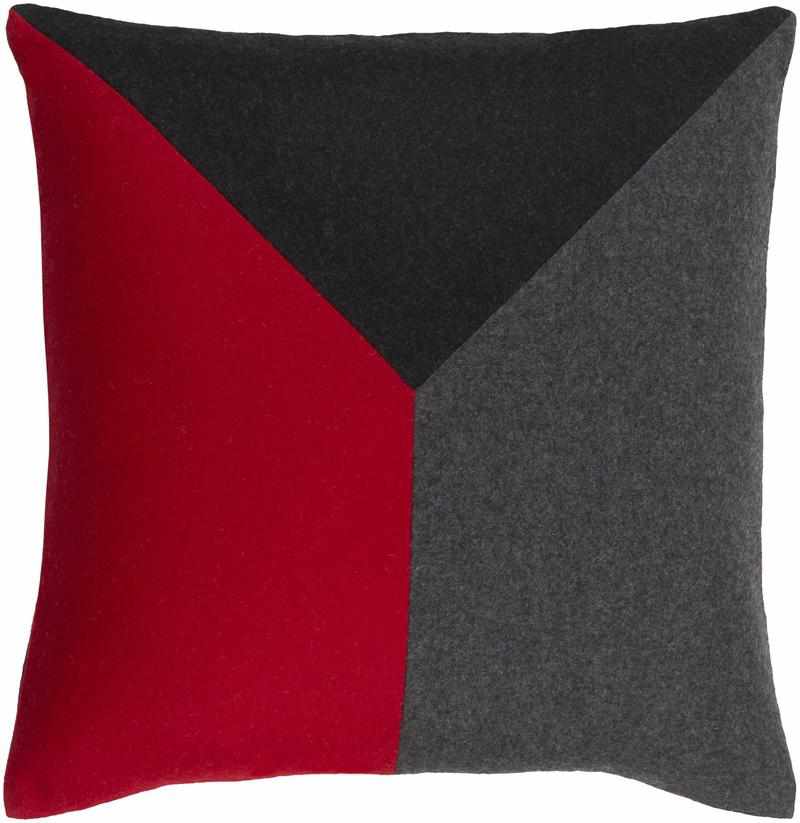 Kats Bright Red Pillow Cover