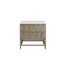 James Martin Emmeline 36" Single Bathroom Vanity, Pebble Oak