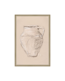 Vase Drawing Sepia