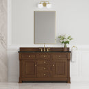 James Martin Brookfield 60" Single Bathroom Vanity, Honey Oak