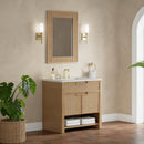 James Martin Solene 36" Single Bathroom Vanity, Seaside Oak