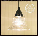 Antique Bell Glass Wall Sconces