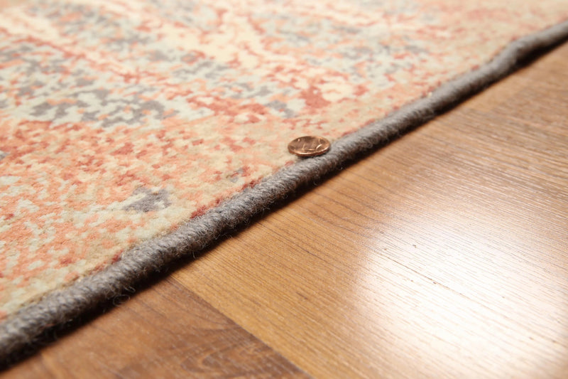 6x9 Gray Hand knotted 100% Wool Persian Oriental Area Rug