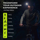 Adaptev Headlamp - Inertial Gyroscope LED Rechargeable Smart Head Lamp