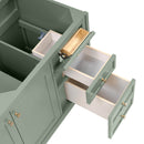 James Martin Chicago 60" Double Bathroom Vanity, Smokey Celadon
