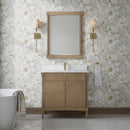 James Martin Kinnsden 36" Single Bathroom Vanity, Weathered Oak