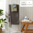 100% Cotton Checkered Jacquard Bath Towel Set - Giuliana Collection by Great Bay Home