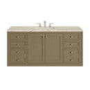James Martin Chicago 60" Single Bathroom Vanity, Walnut Whisper