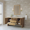 James Martin Hudson 60" Single Bathroom Vanity, Light Natural Oak