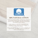 Cotton Linen-Like Border 6-Piece Towel Set - Priya Collection by Great Bay Home