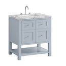 James Martin Breckenridge 30" Single Bathroom Vanity, Serenity Blue