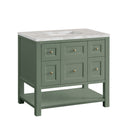 James Martin Breckenridge 36" Single Bathroom Vanity, Smokey Celadon