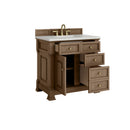 James Martin Brookfield 36" Single Bathroom Vanity, Pecan