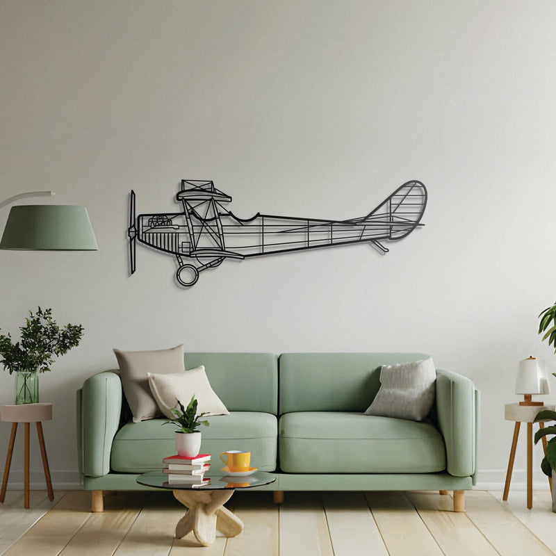 JN-4A Metal Aircraft Wall Art - NCP0430