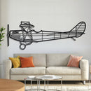 JN-4A Metal Aircraft Wall Art - NCP0430