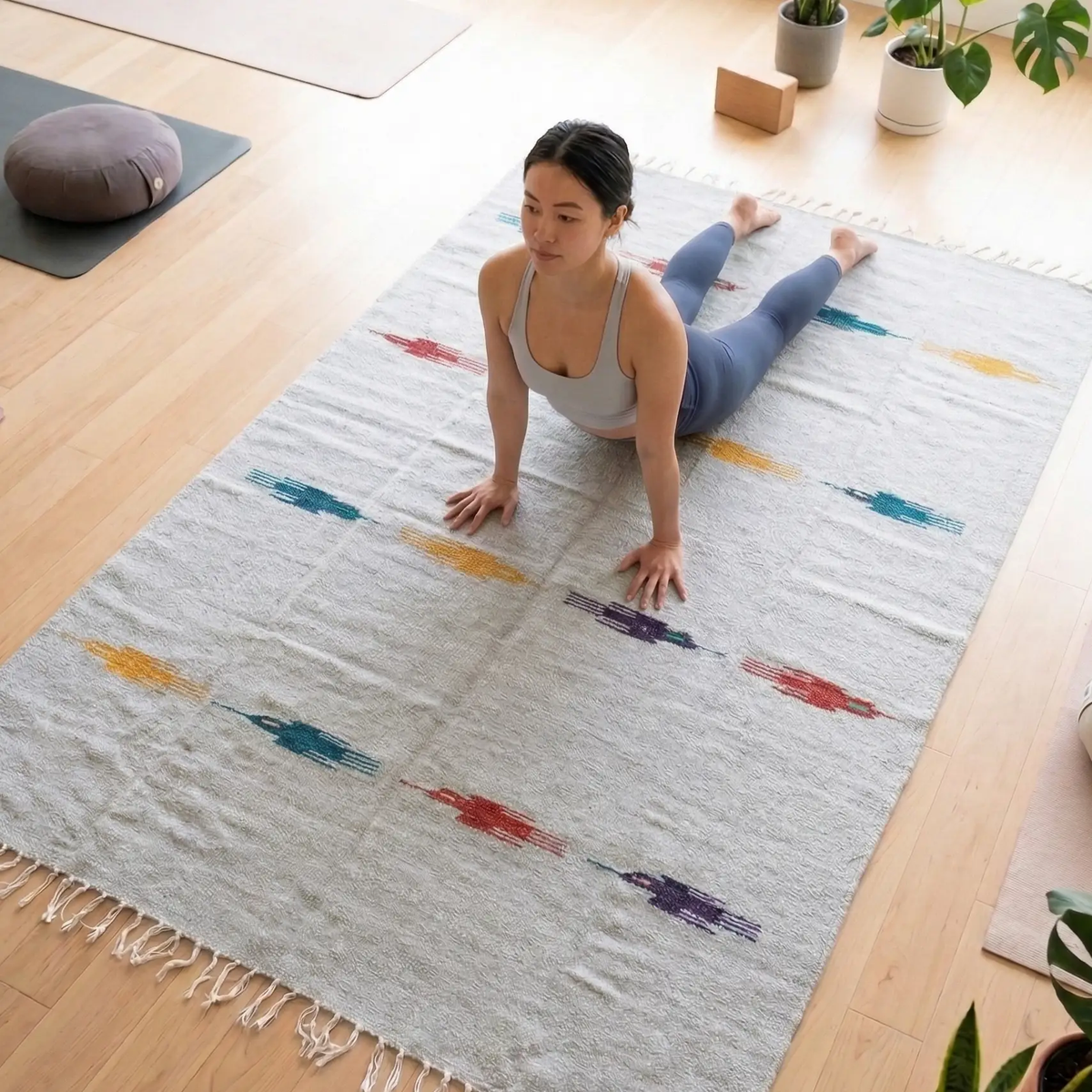 Heather Grey Baja Thunderbird Blanket