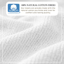 Turkish Cotton Ribbed 6-Piece Bath Towel Set - Georgiana Collection by Great Bay Home