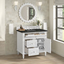 James Martin Lorelai 36" Single Bathroom Vanity, Bright White