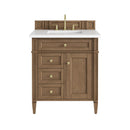 James Martin Brittany 30" Single Bathroom Vanity, Pecan