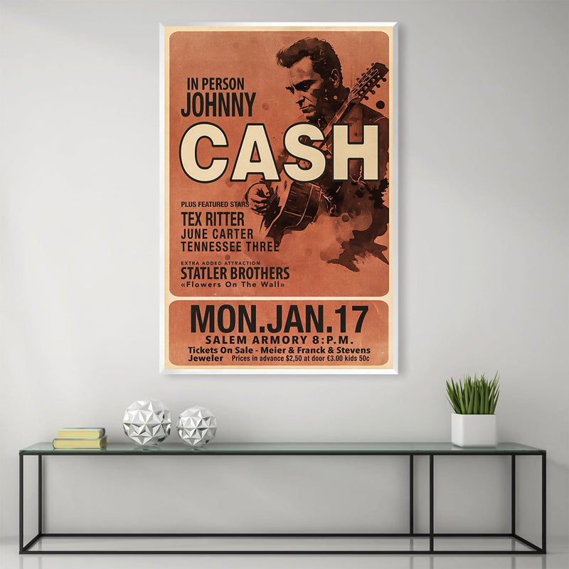 Johnny Cash Canvas