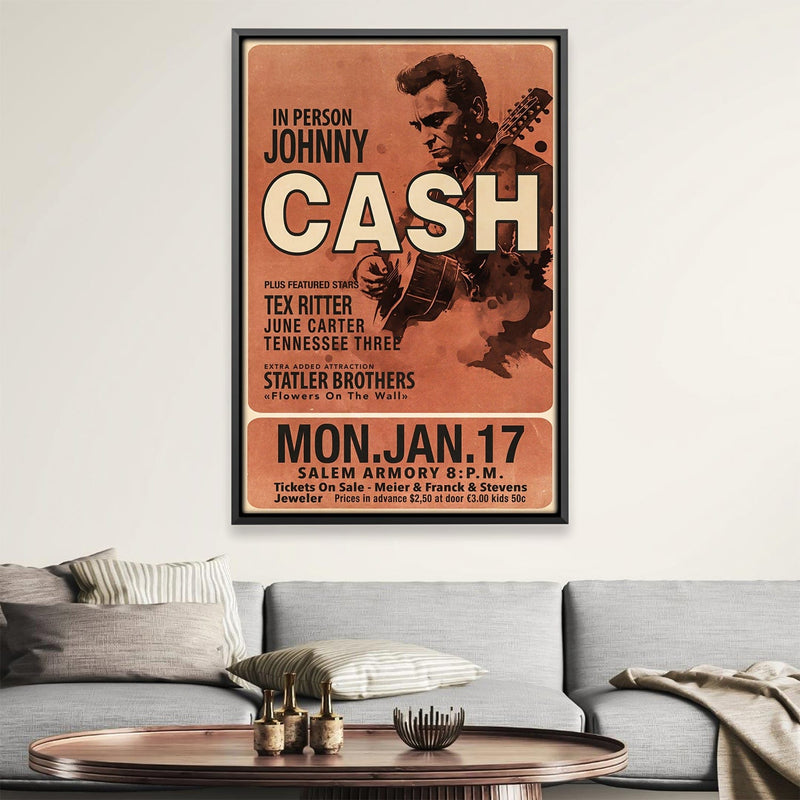 Johnny Cash Canvas