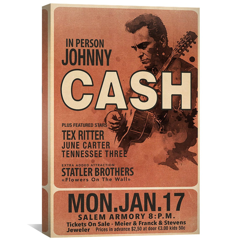 Johnny Cash Canvas