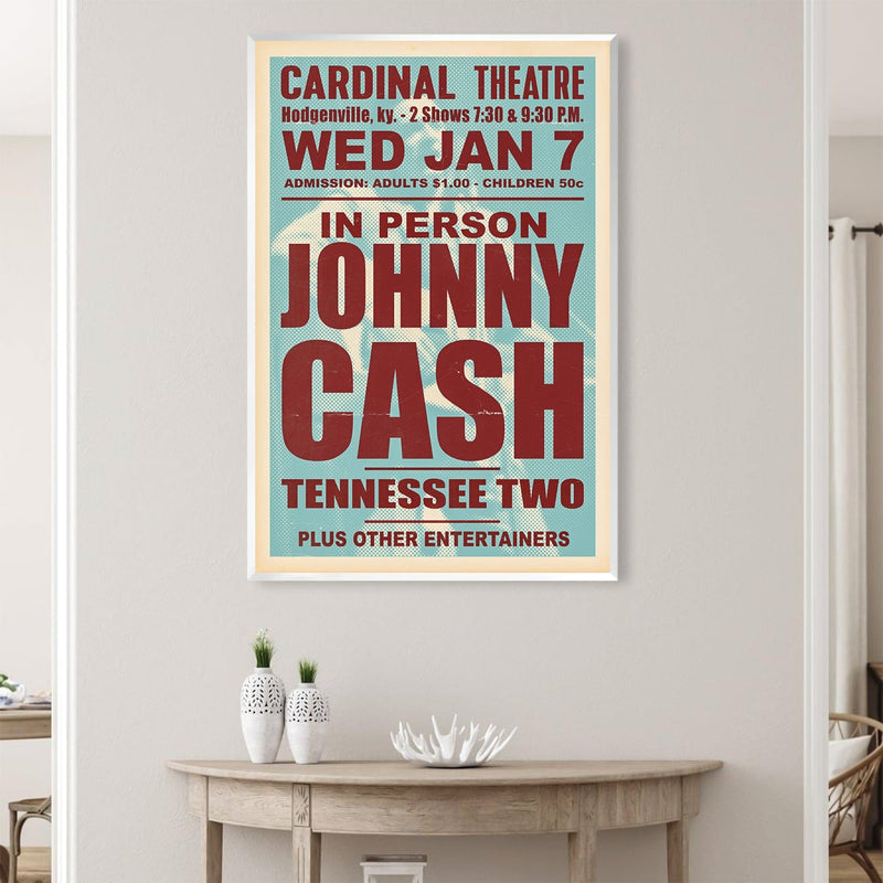 Johnny Cash & the Tennessee Two 1959 Canvas