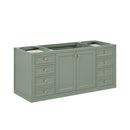 James Martin Chicago 60" Single Bathroom Vanity, Smokey Celadon