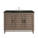 James Martin Portland 48" Single Bathroom Vanity, Whitewashed Walnut