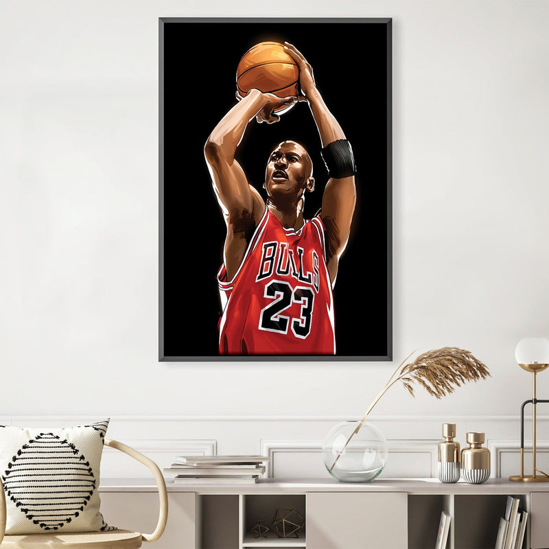 Jordan Shooting Canvas