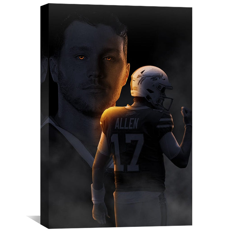 Josh Allen Shadows Canvas