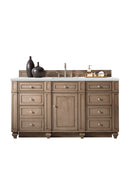 James Martin Bristol 60" Single Bathroom Vanity, Whitewashed Walnut