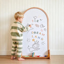 Tiny Land® Double-Sided Arched Magnet Chalkboard by Tiny Land INC