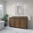James Martin Bristol 60" Single Bathroom Vanity, Saddle Brown