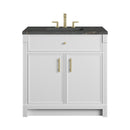 James Martin Bellshire 36" Single Bathroom Vanity, Bright White